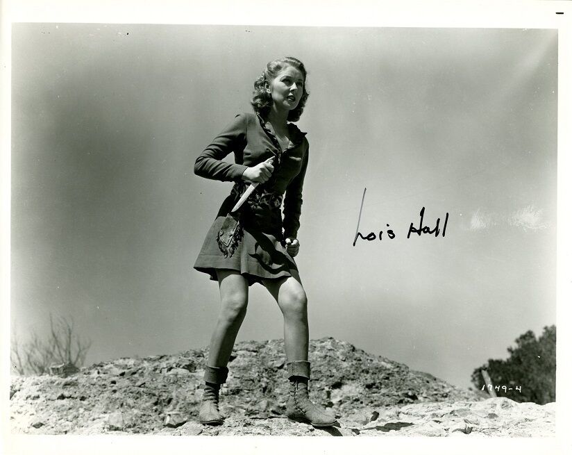 LOIS HALL Signed Photo Poster painting