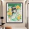(US Local)Girl -11CT Stamped Cross Stitch Kit(59x75cm)