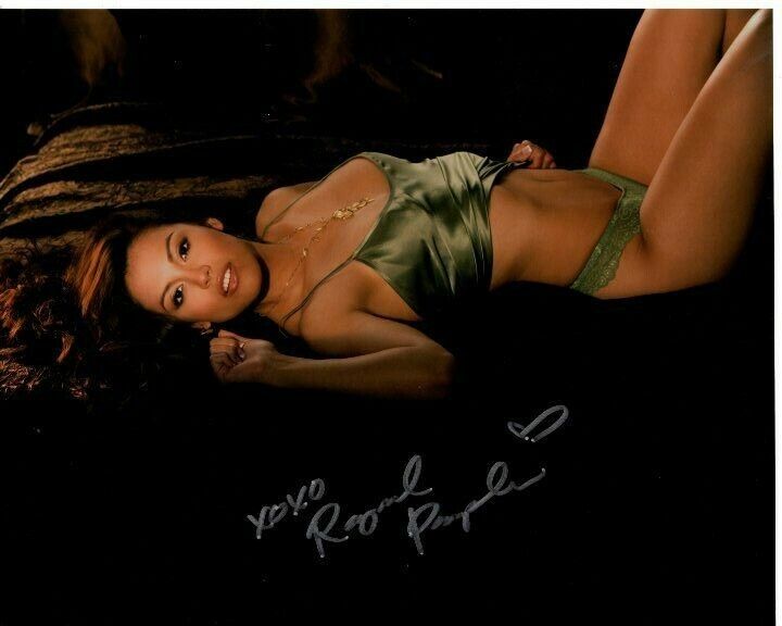 RAQUEL POMPLUN signed autographed SEXY Photo Poster painting