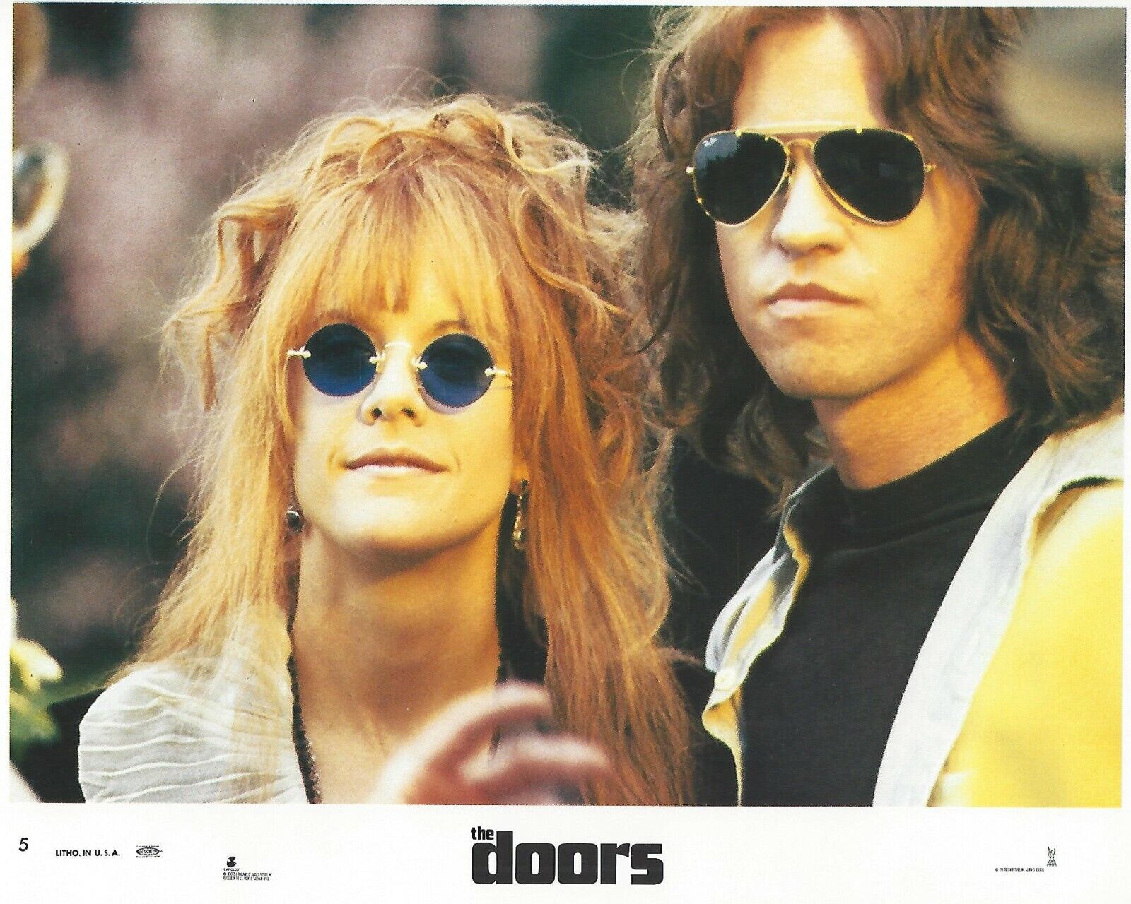 The Doors Original 8x10 Lobby Card Poster 1991 Photo Poster painting # 5 Meg Ryan Val Kilmer