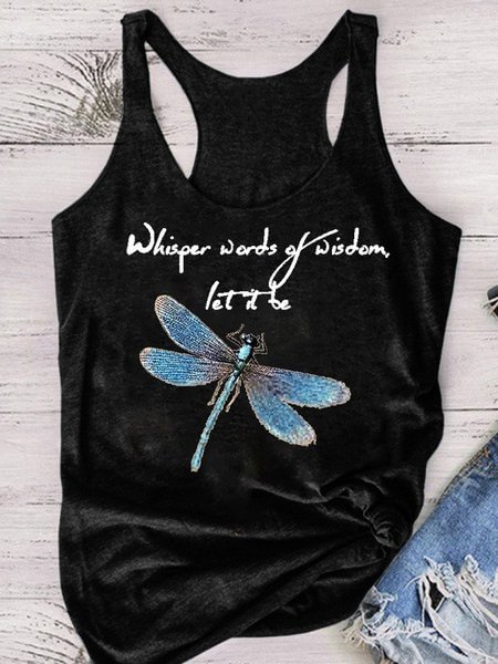 Printed Sleeveless Casual Shirts & Tops
