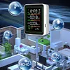 Smart Air Quality Monitor Real-Time Indoor WiFi Air Quality Detector for AQI CO2