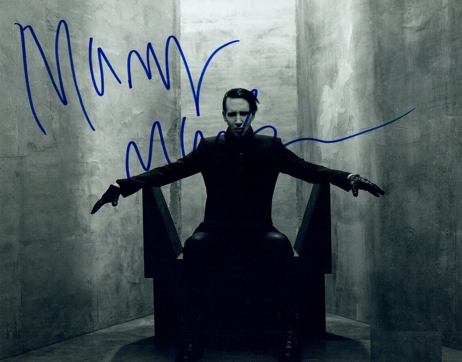 Marilyn Manson Autographed Signed 8x10 Photo Poster painting REPRINT