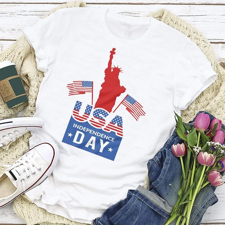 USA Day T-shirt Tee --Annaletters