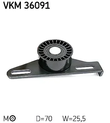 Dronehint VKM 36091 SKF tensioning roller, V-rib belt for, DACIA,LADA,NISSAN,RENAULT Parts