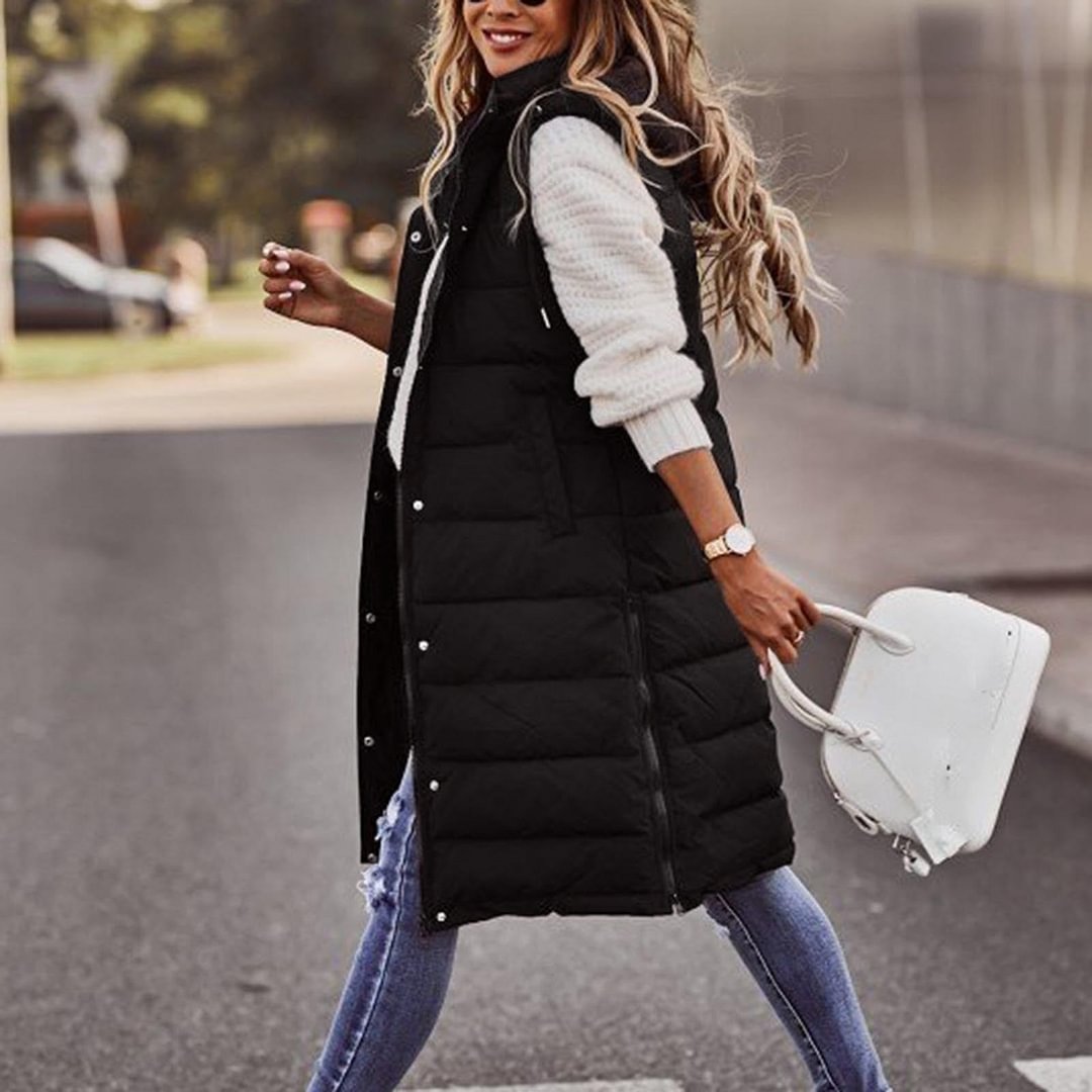 JOHAN™ | LONG VEST WITH HOOD
