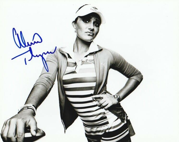 LEXI THOMPSON SIGNED LPGA GOLF 8x10 Photo Poster painting #7 Autograph PROOF