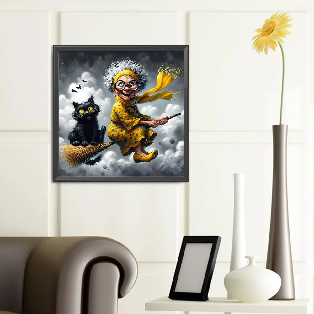 Diamond Painting - Full Round Drill - Grandma(Canvas|40*40cm)