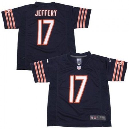 Toddler  Bears #17 Alshon Jeffery Navy Blue Team Color Stitched NFL Elite Jersey