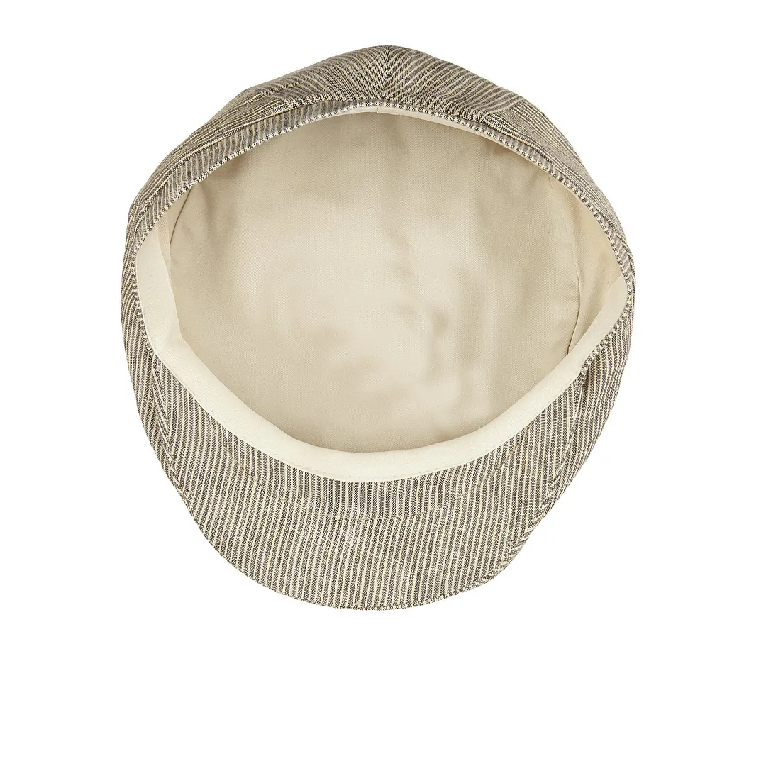 Cannes Linen Flat Cap