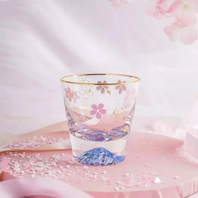 Romantic Cherry Blossom Season Glass Mugs SP16268