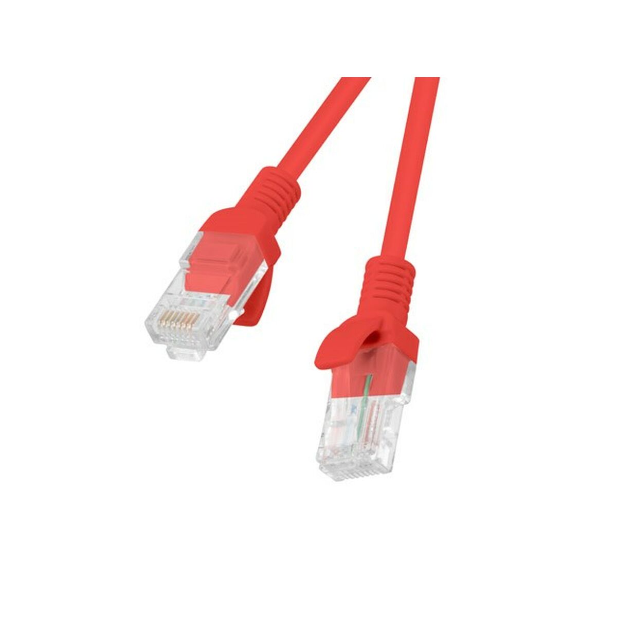 UTP Category 6 Rigid Network Cable Lanberg PCU6-10CC-0200-R Red 2 m
