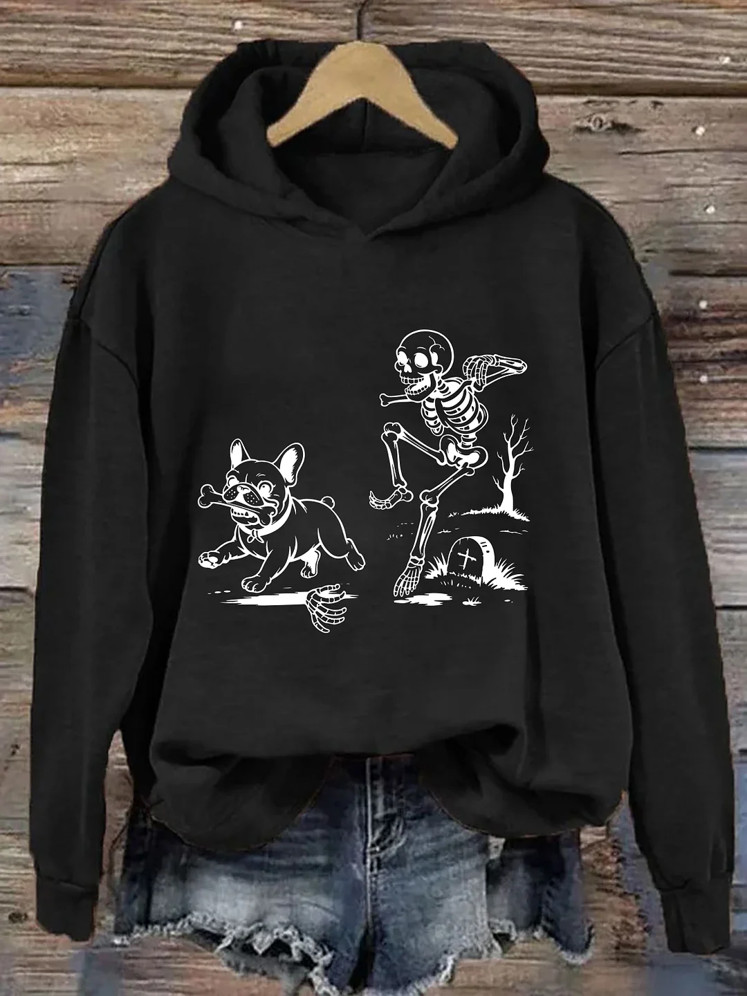 Halloween French Bulldog Hoodie
