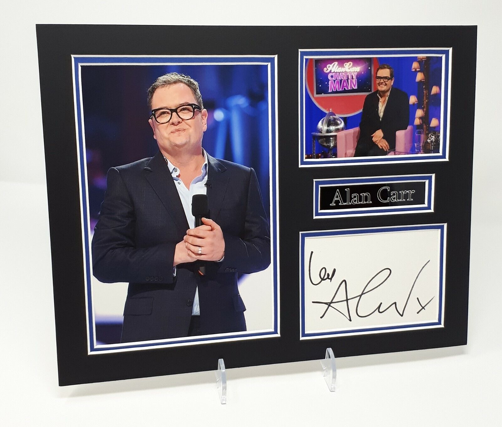 Alan CARR Signed Mounted Photo Poster painting Display AFTAL COA Chatty Man, Comedian, Presenter