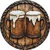 Beer - Round Vintage Metal Signs - 30*30cm