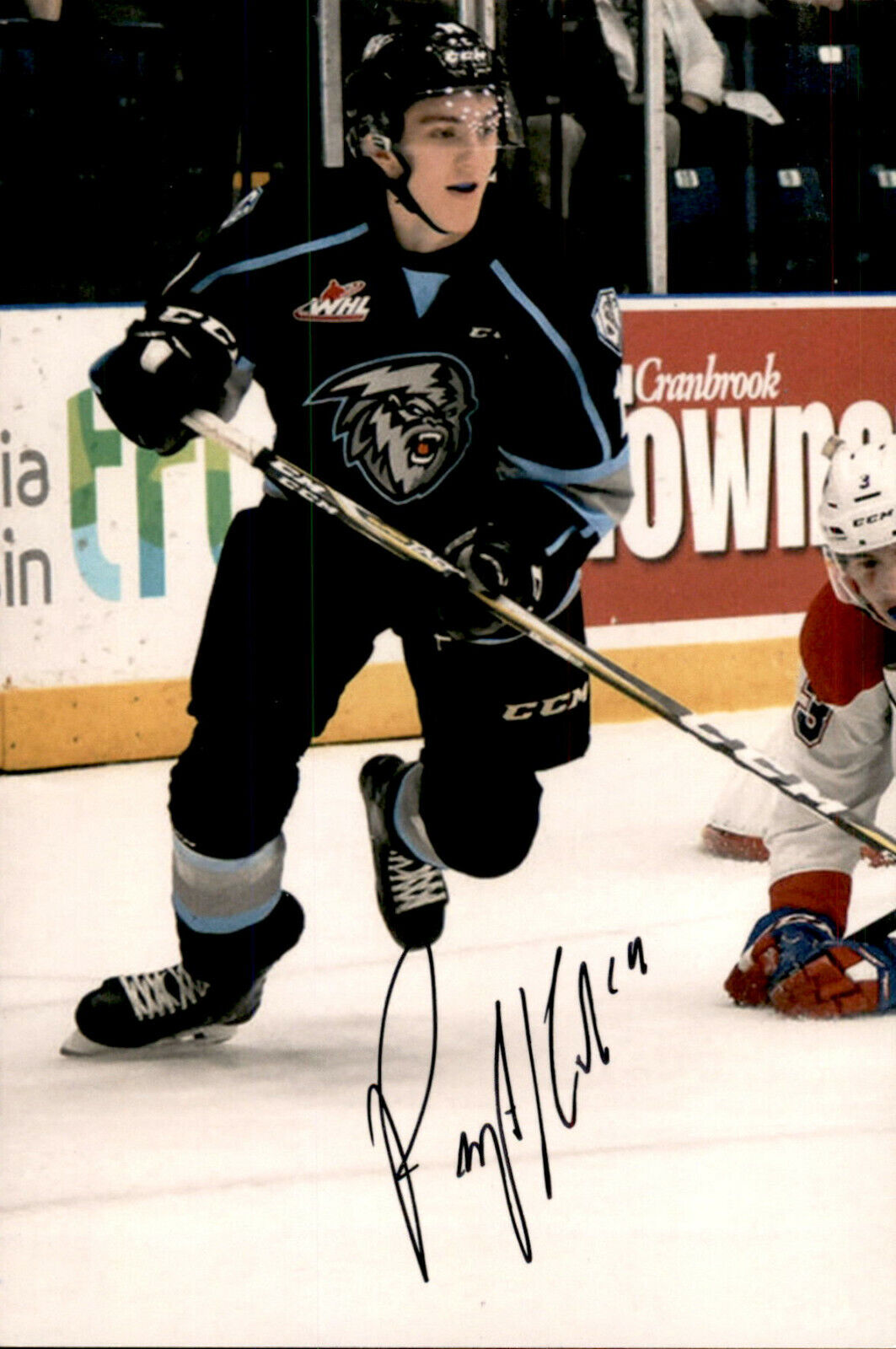 Peyton Krebs SIGNED 4x6 Photo Poster painting KOOTENAY ICE / VEGAS GOLDEN KNIGHTS