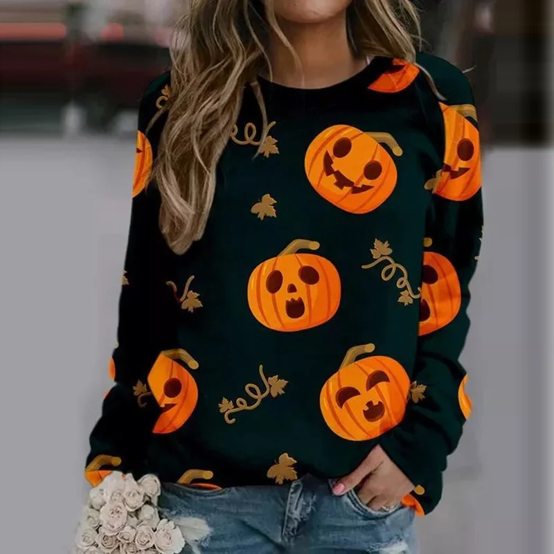 Funny Pumpkins Casual Halloween Day Sweatshirt