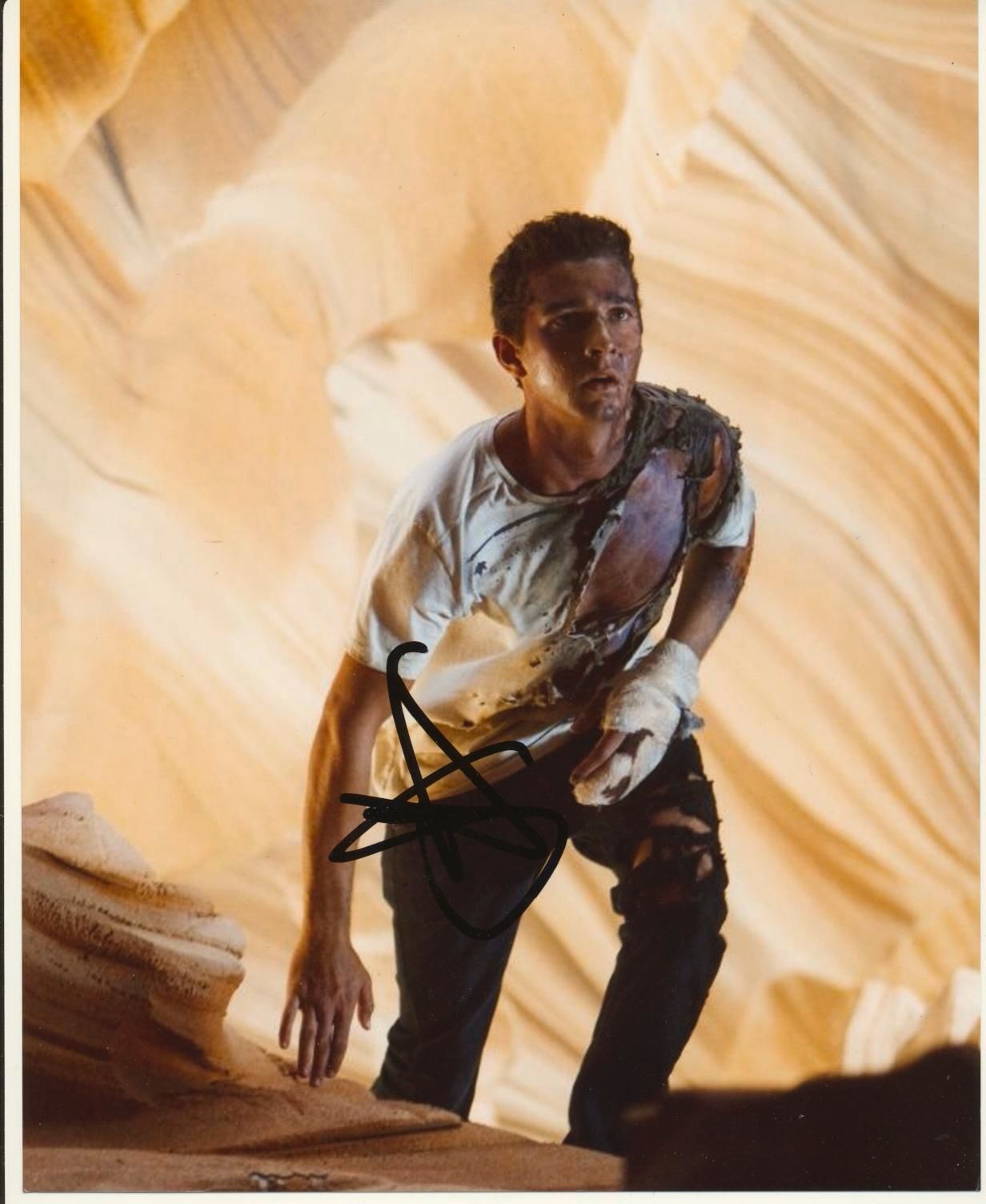 Shia LaBeouf Autograph TRANSFORMERS Signed 10x8 Photo Poster painting AFTAL [1888]