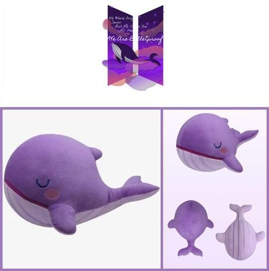 bts whale doll