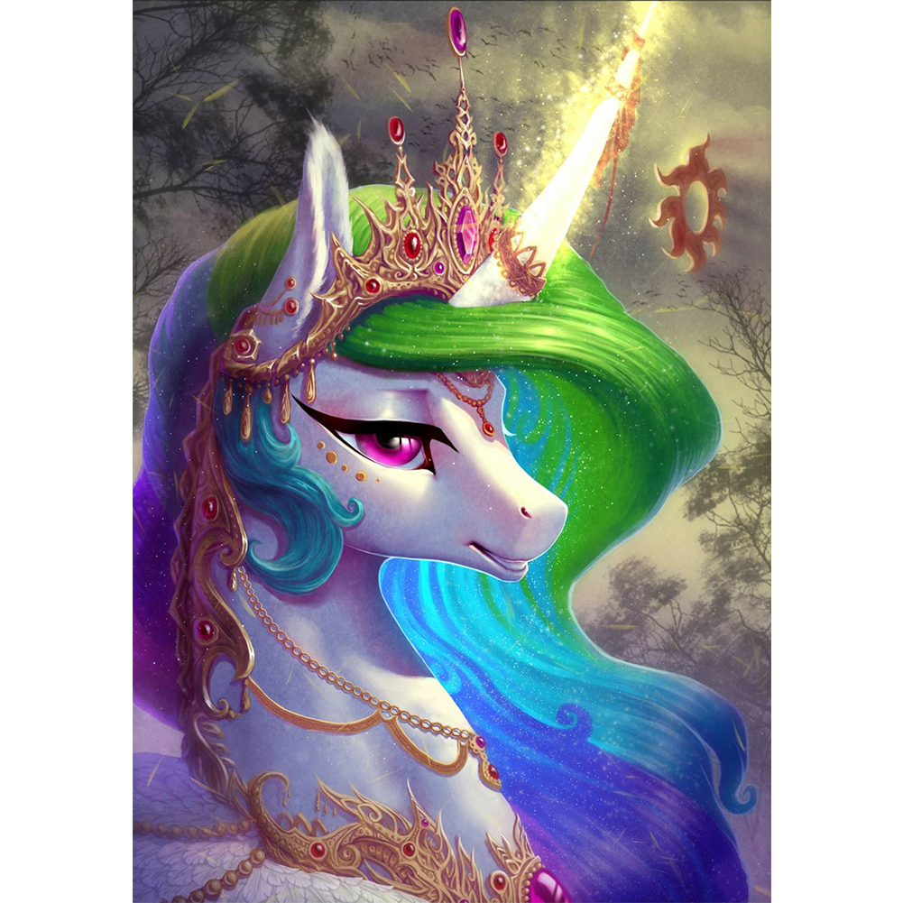 

Cartoon Unicorn - Round Drill Diamond Painting - 30*40CM, 501 Original