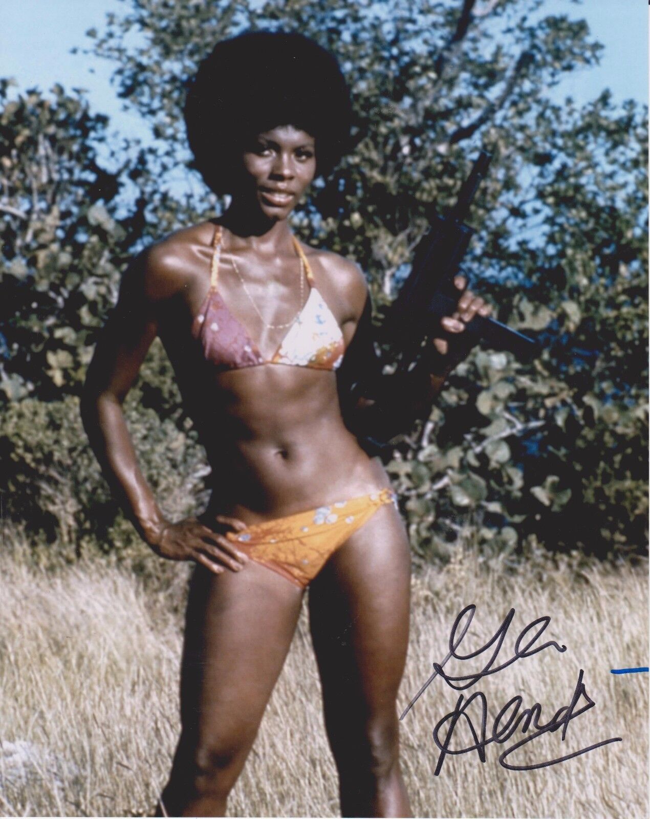 Gloria Hendry Bond 007 Live & Let Die 22 Original Autographed 8X10 Photo Poster painting