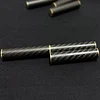 EDC Fidget Toys Stress Relief for Adults Magnetic Metal Carbon Fiber Three-Section Stick Rotating Creative Gift