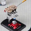 DIY Mini Bench Vise Aluminum Alloy Small Flat Pliers Wenwan Nutcracker Tool Olive Core Carving Drill Press