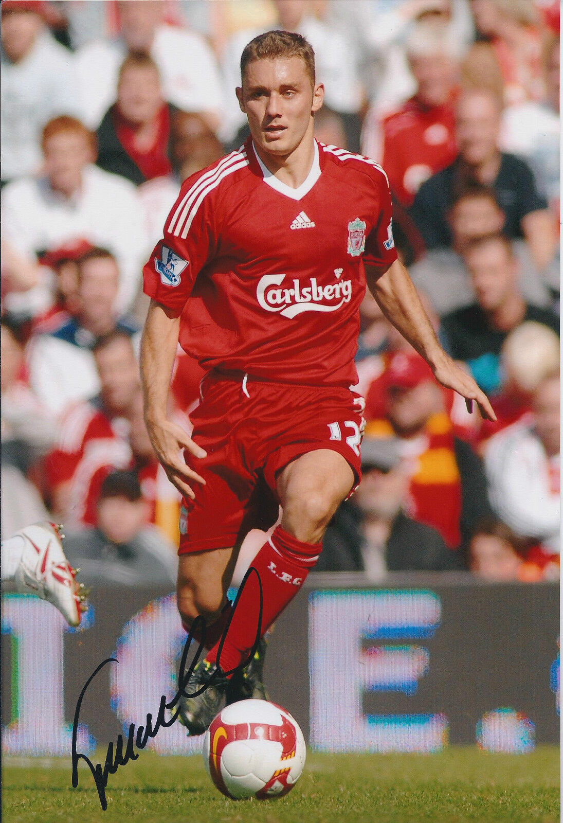 Fabio AURELIO Signed 12x8 Photo Poster painting AFTAL COA Autograph Liverpool Anfield Gremio