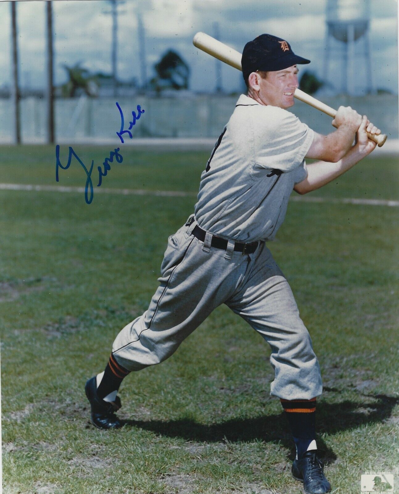 Autographed GEORGE KELL 8x10 Detroit Tigers Photo Poster painting With COA