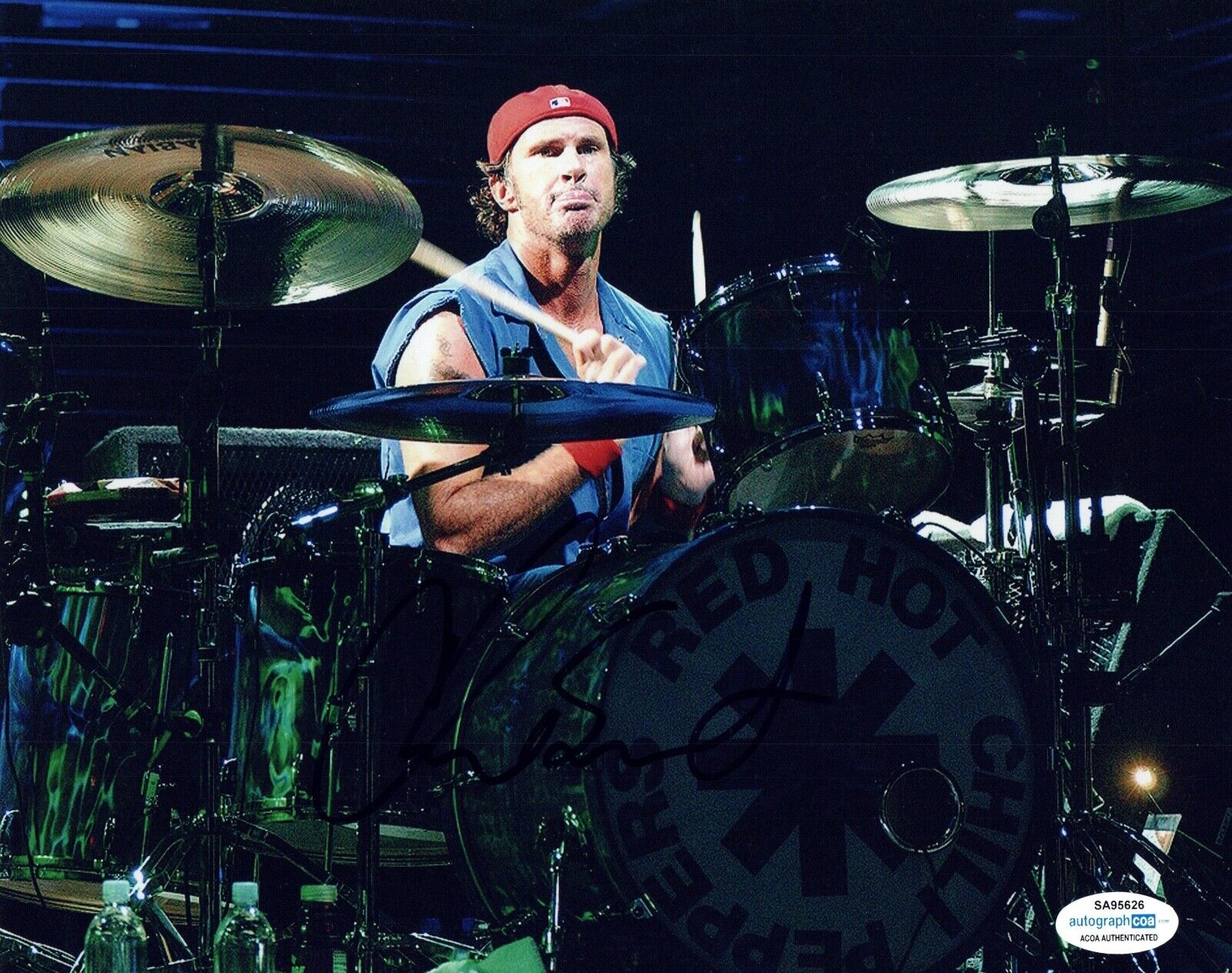 Chad Smith Signed Autographed 8x10 Photo Poster painting Red Hot Chili Peppers Drummer ACOA COA