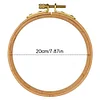 (US Only)2Pcs Round Embroidery Hoops DIY Sewing Tool for DIY Sewing Craft (20cm)