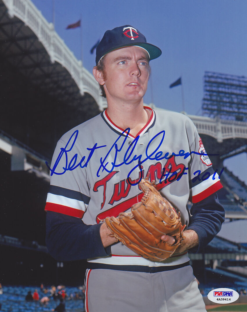 Bert Blyleven SIGNED 8x10 Photo Poster painting + HOF 2011 Twins ITP PSA/DNA AUTOGRAPHED