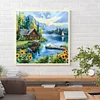 Diamond Painting-DIY Full Round Drill LAKE(40*40 CM)