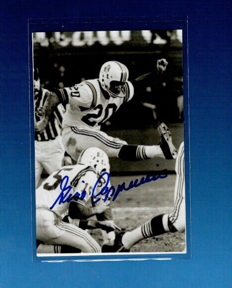 Gino Cappelletti Boston Patriots AFL-NFL Autographed Photo Poster painting 4x6 (Original)