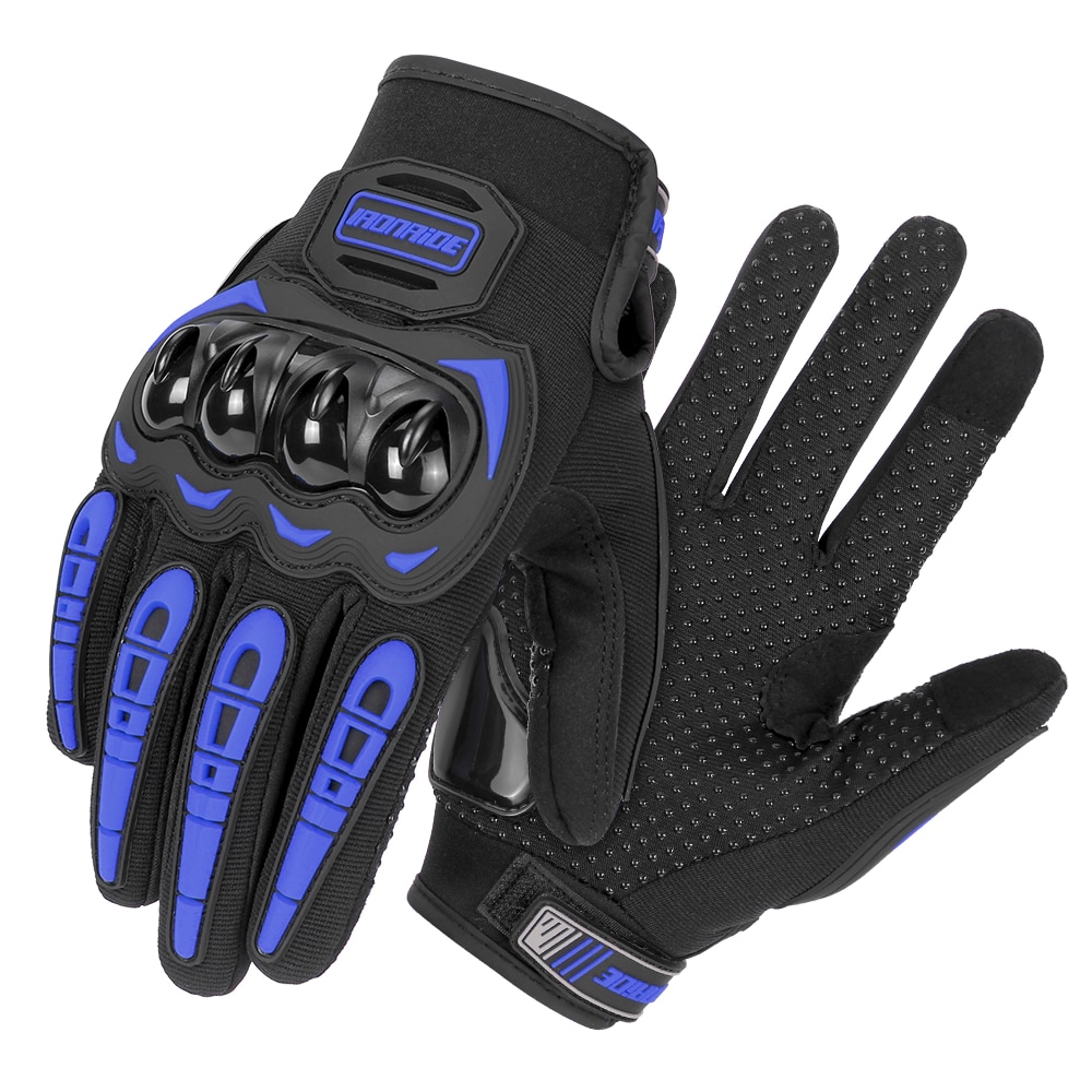 Motorcycle Gloves Summer Waterproof Touch Screen Full Finger Gloves Protective Anti-fall Guantes Moto Non-slip Riding Gloves