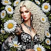 Special Shape Rhinestone Diamond Painting Kit Partial Drill(Daisy Beauty)