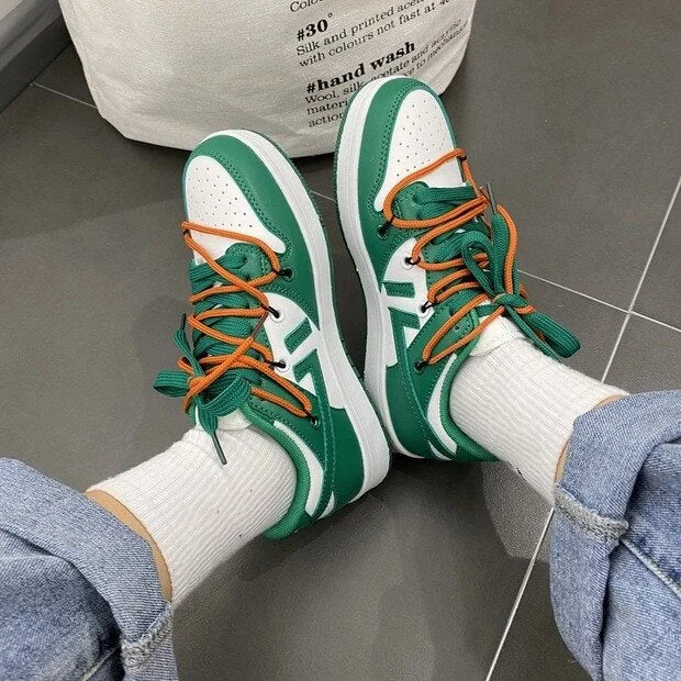 2021 Autumn Classic Skateboard Shoes Low-top Casual Trainers  Men Women Outdoor Walking Retro Sneakers Chunky Dunky Sports Shoes