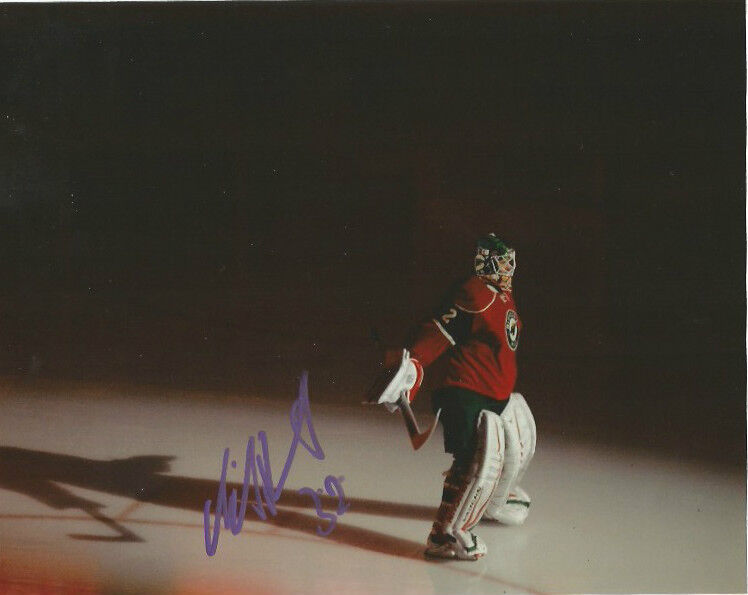 Minnesota Wild Niklas Backstrom Autographed 8x10 Photo Poster painting COA