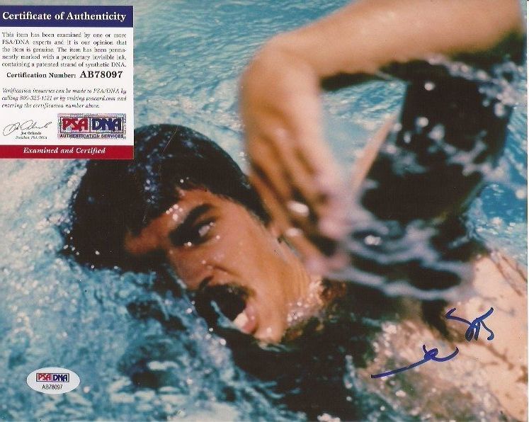 Mark Spitz signed 8x10 Photo Poster painting autographed USA Swimming Olympic Gold PSA AB78097