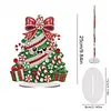Ice Cream Xmas Tree Special Shaped 2D Flat DIY Diamond Painting Ornament