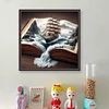 (Stamped/Counted) Book And Boat-11CT Cross Stitch 50*50cm/19.69*19.69in
