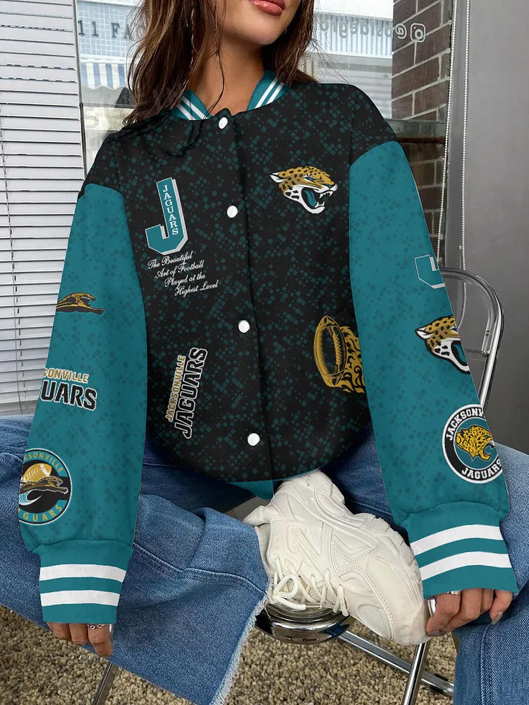 Jacksonville Jaguars National Football League 2024 Make Your Mark Unisex Varsity Jacket