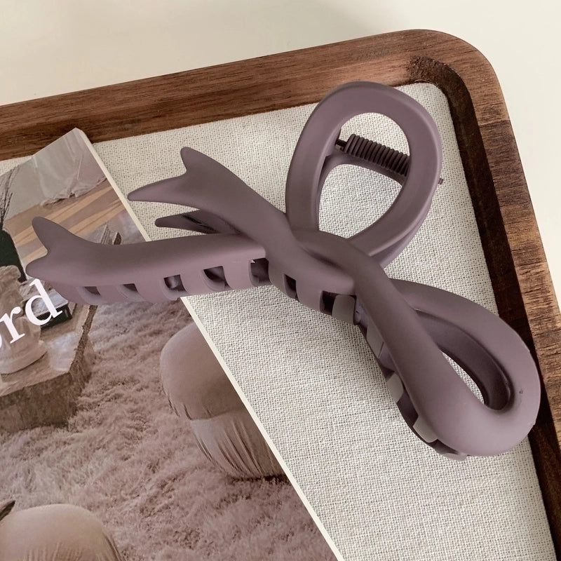 Minimalist Bow Knot Plastic Hair Claws