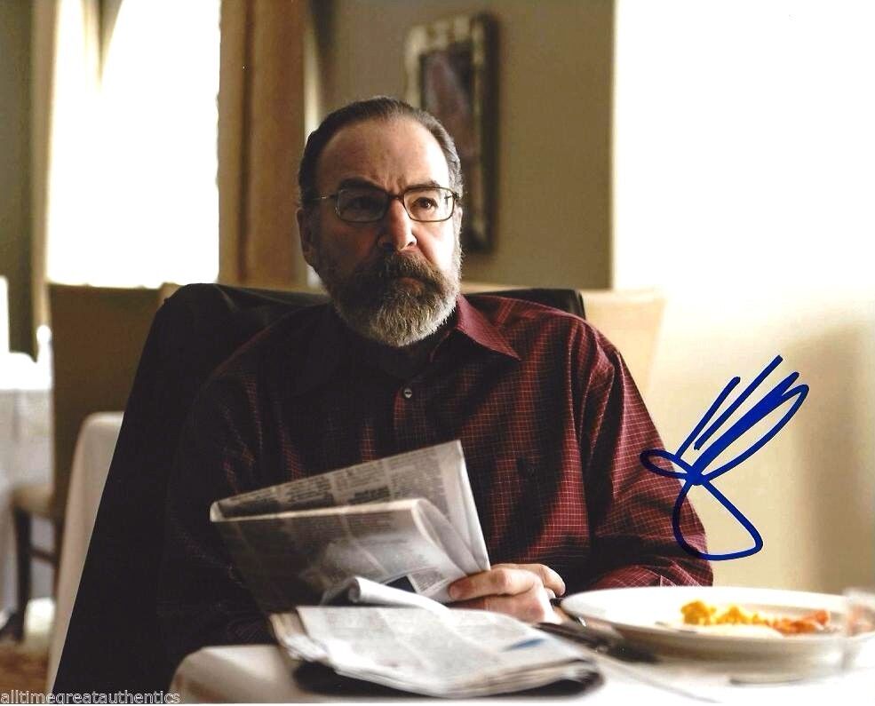 ACTOR MANDY PATINKIN SIGNED HOMELAND 8X10 Photo Poster painting W/COA SAUL BERENSON D