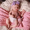 16'' Realistic Silicone Sleeping Baby Little Infant Girl Haroina Physical and Mental Accompaniment - RBBI-Myrebornbabydoll&reg; Myrebornbabydoll&reg;