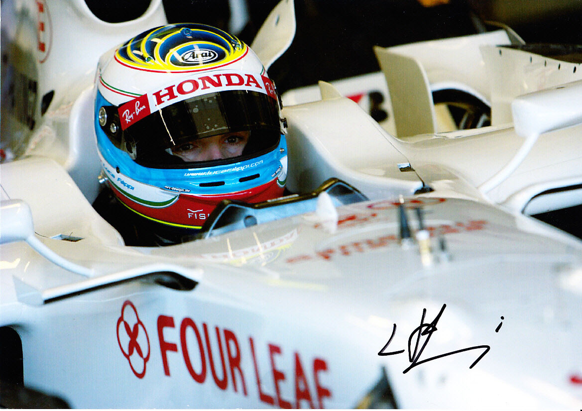 Luca Filippi Hand Signed Super Aguri Photo Poster painting 12x8 1.