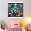 Christmas Jesus-14CT Stamped Cross Stitch 40*40cm/15.75*15.75in