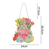 DIY Special Shaped Diamond Painting Easter Egg Bunny Festival Hanging With Lamp String Kit
