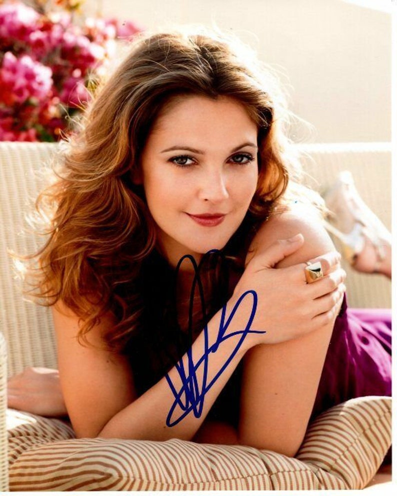 Drew barrymore signed autographed Photo Poster painting