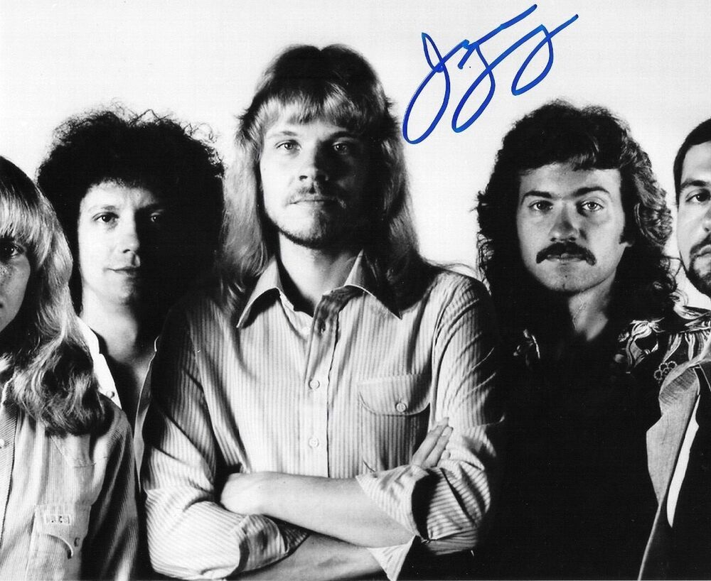 * JAMES JY YOUNG * signed 8x10 Photo Poster painting * STYX * * 12